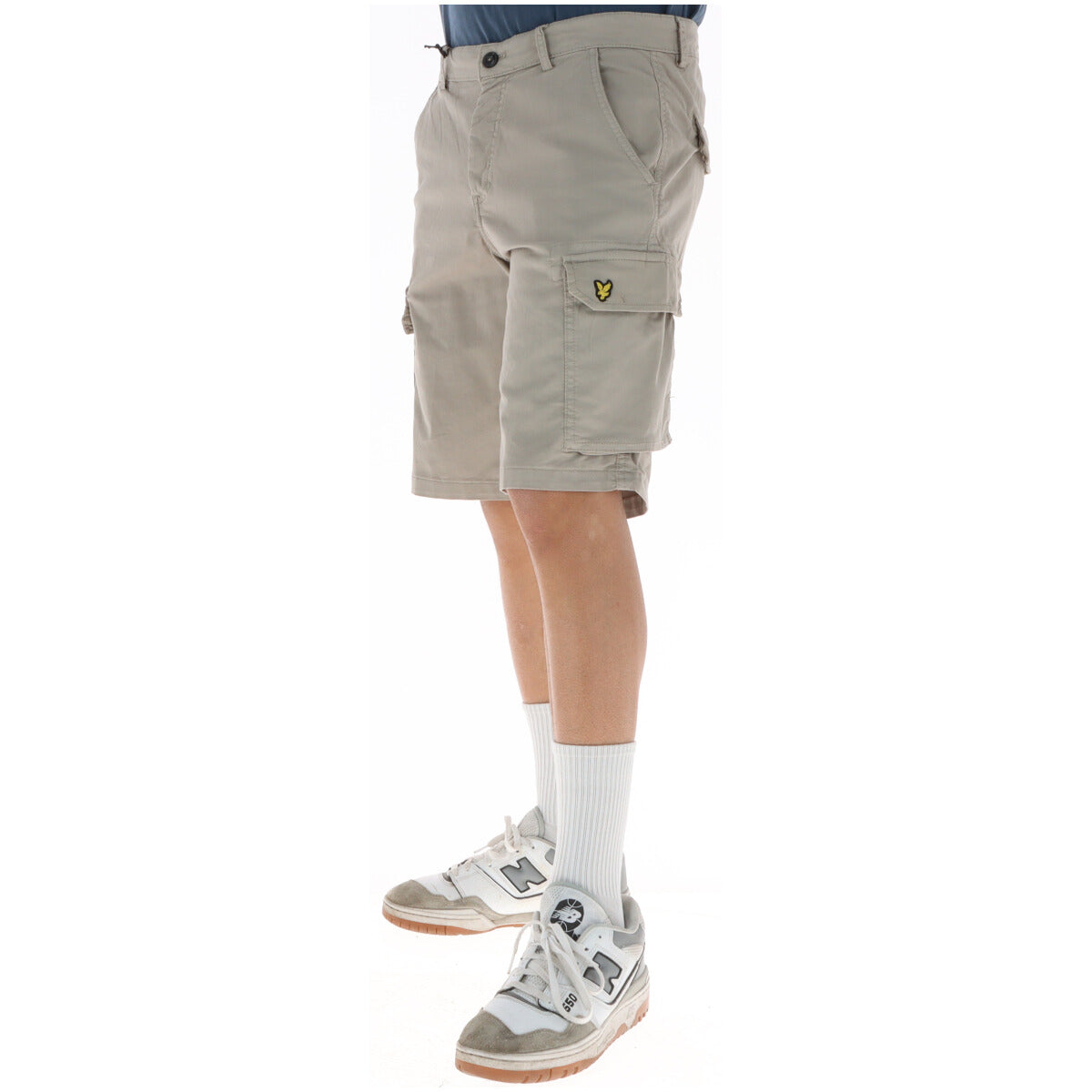 Bermuda Lyle & Scott couleur gris — vue 3