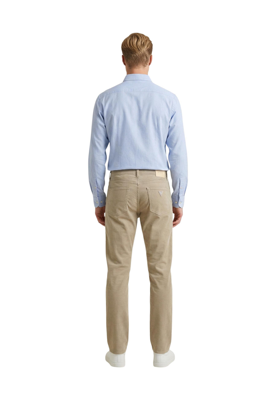 Pantalon Guess couleur beige — vue 2