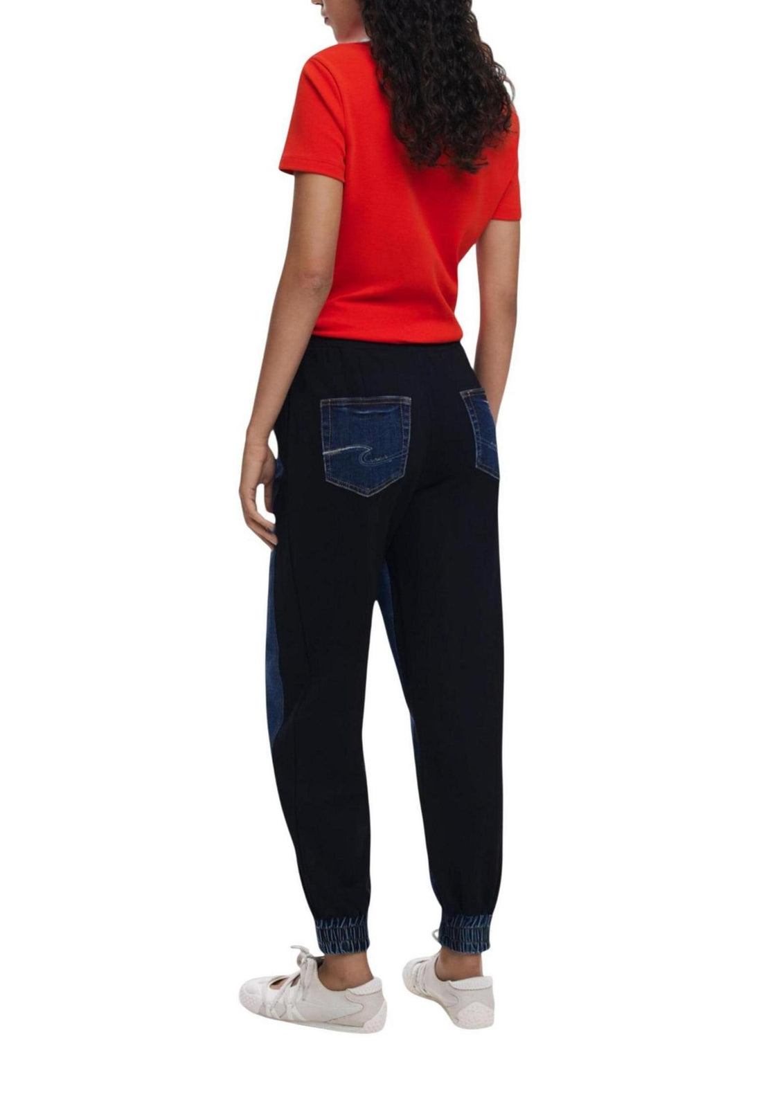 Jean Desigual couleur bleu — vue 2