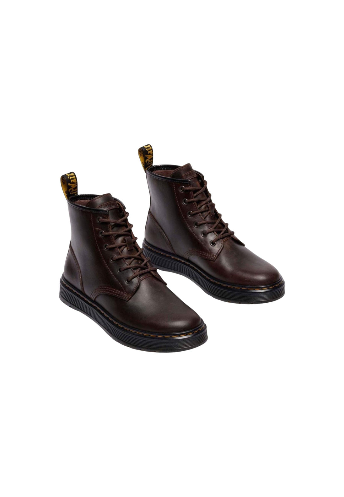 Bottes Dr. Martens couleur marron — vue 3