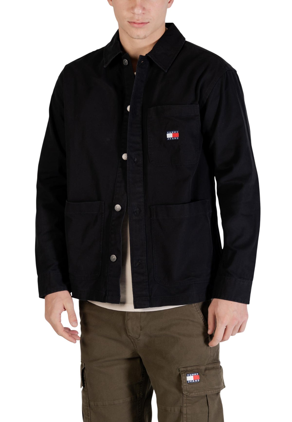 Chemise Tommy Hilfiger Jeans couleur noir