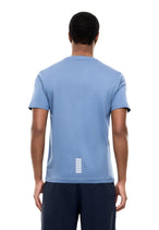 T-shirt Ea7 couleur bleu azur — vue 3