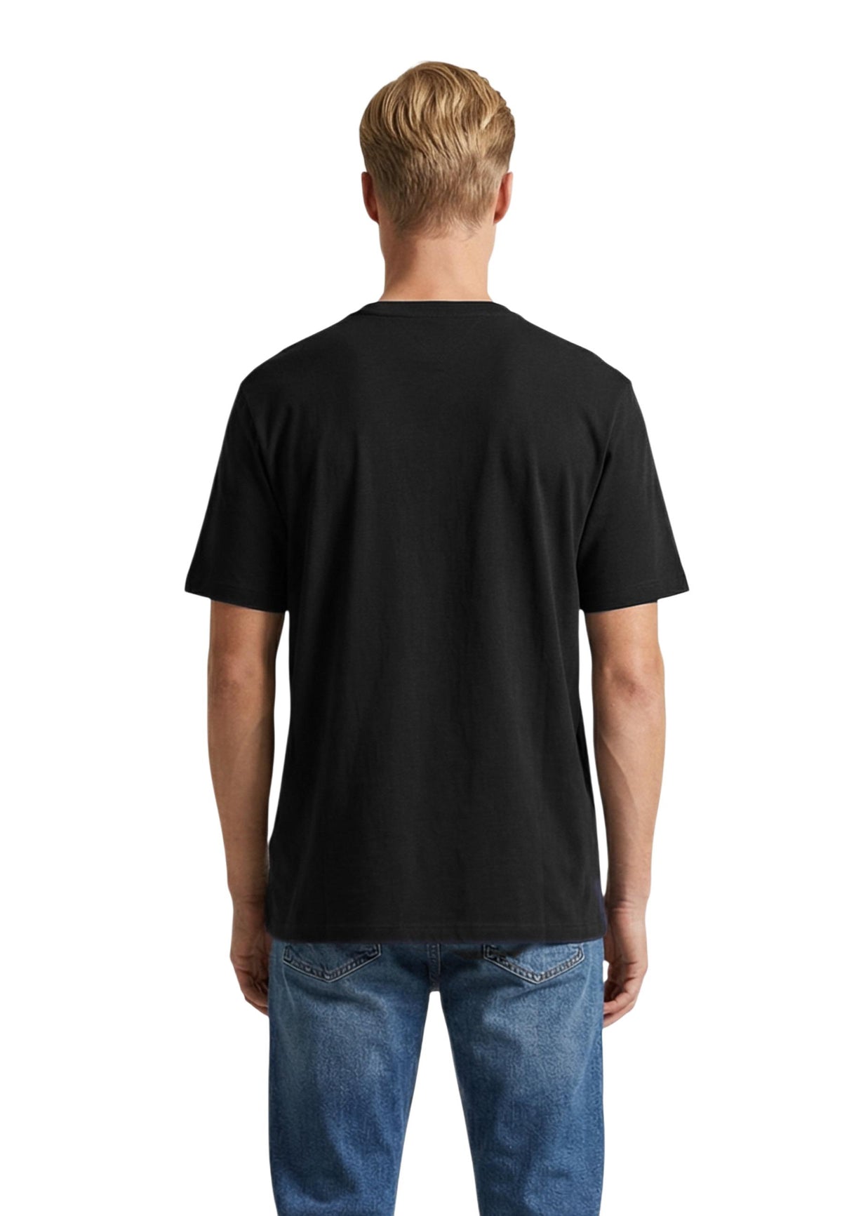 T-shirt Tommy Hilfiger Jeans couleur noir — vue 4