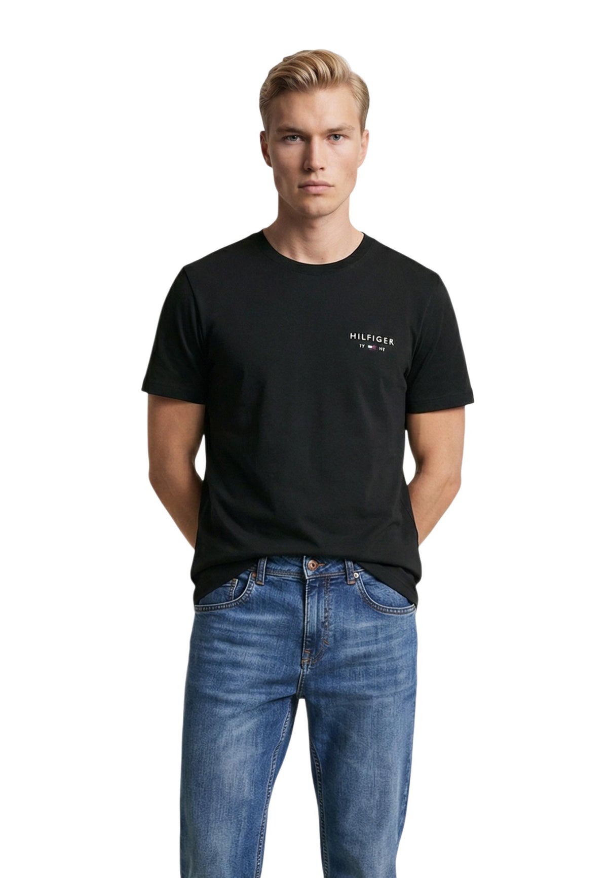T-shirt Tommy Hilfiger Jeans couleur noir