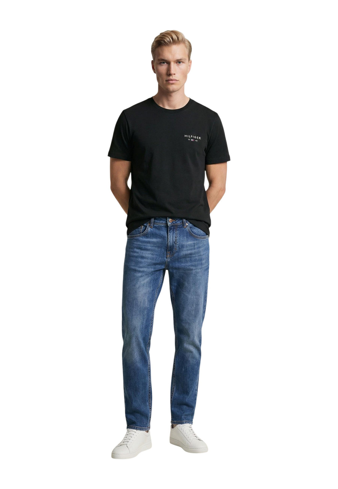 T-shirt Tommy Hilfiger Jeans couleur noir — vue 5