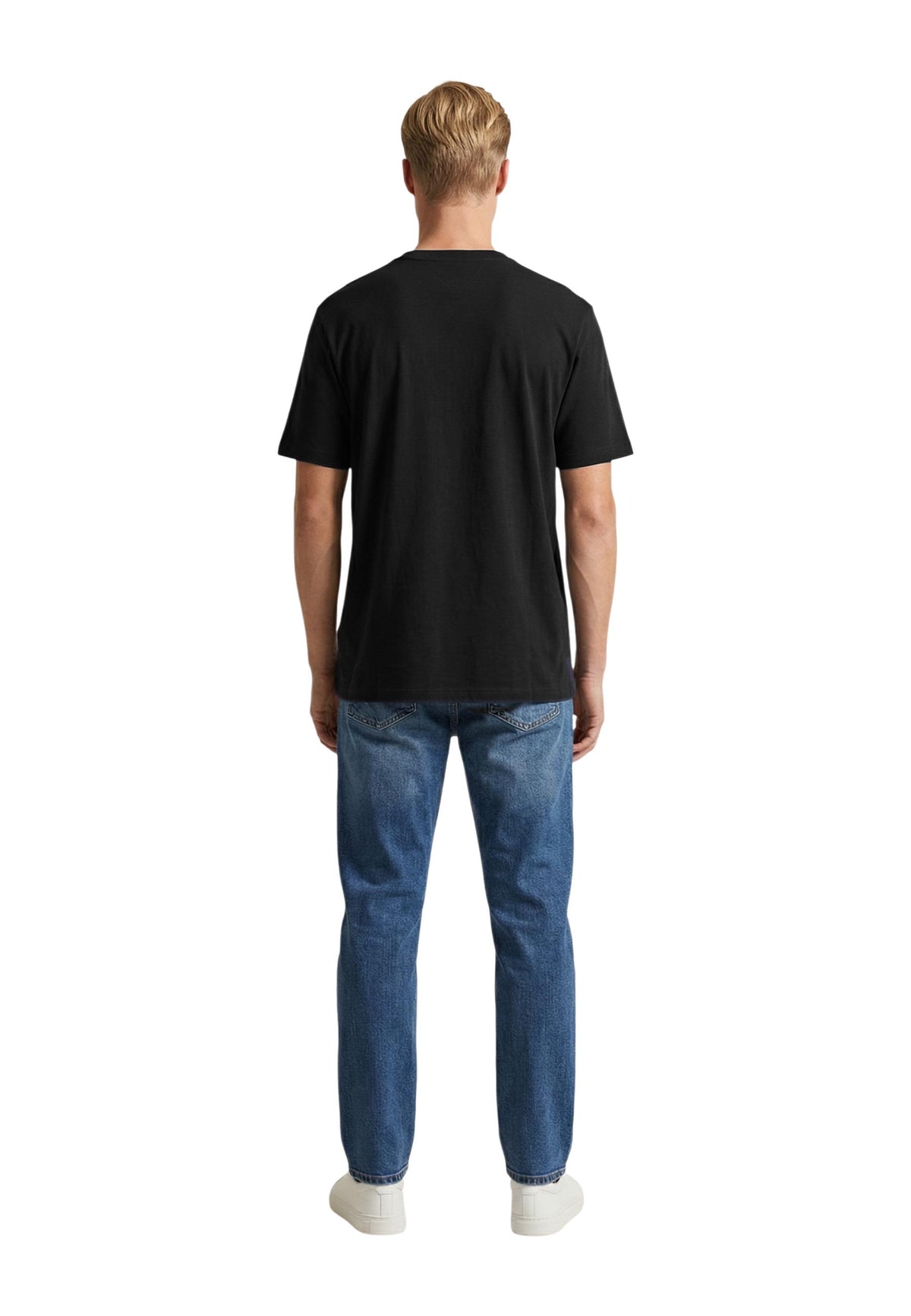 T-shirt Tommy Hilfiger Jeans couleur noir — vue 3
