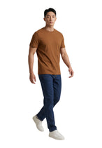 T-shirt Tommy Hilfiger couleur camel — vue 4