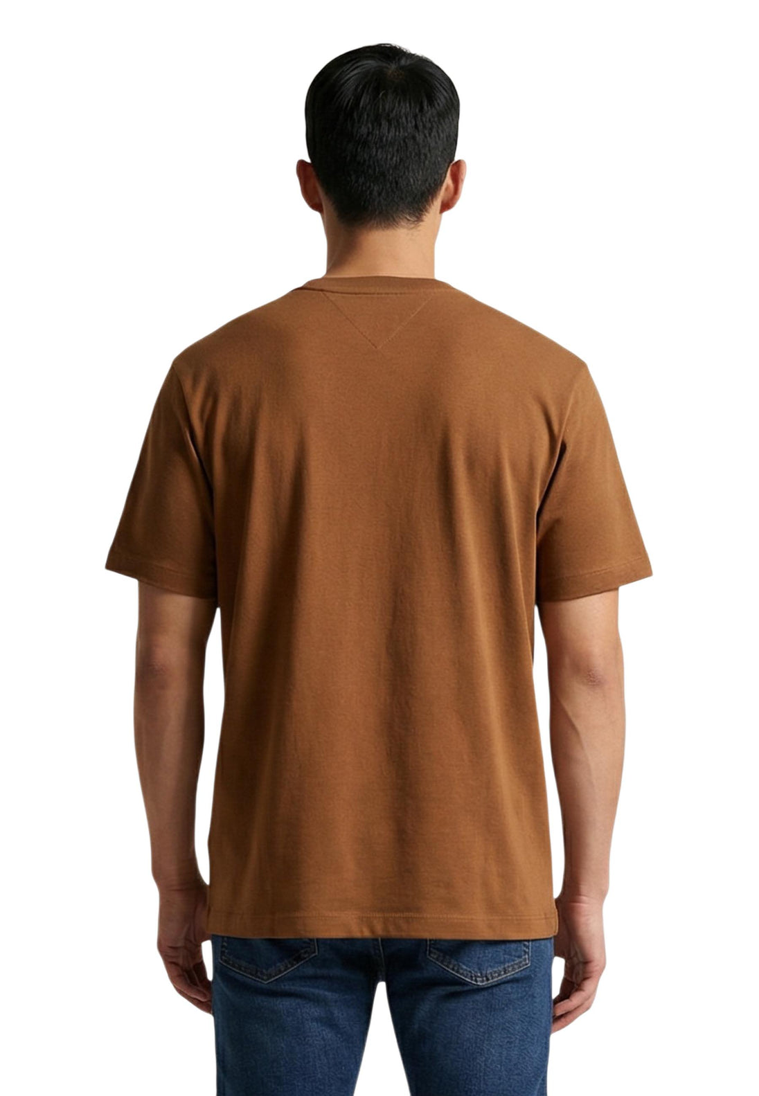 T-shirt Tommy Hilfiger couleur camel — vue 2