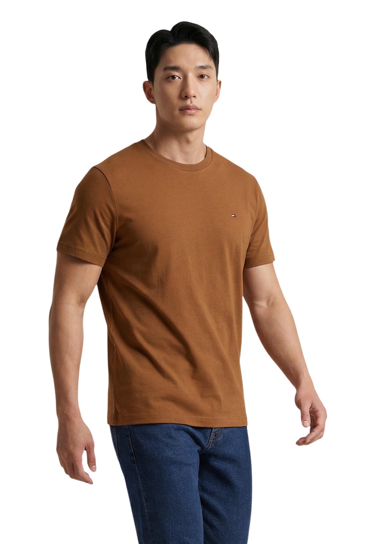 T-shirt Tommy Hilfiger couleur camel