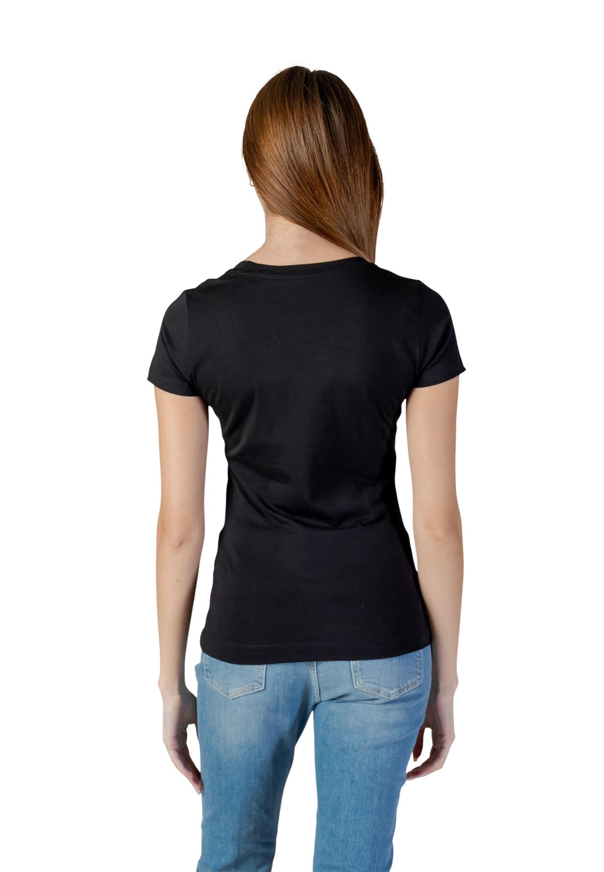 T-shirt Guess couleur noir — vue 2