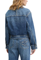 Veste Calvin Klein Jeans couleur bleu — vue 3