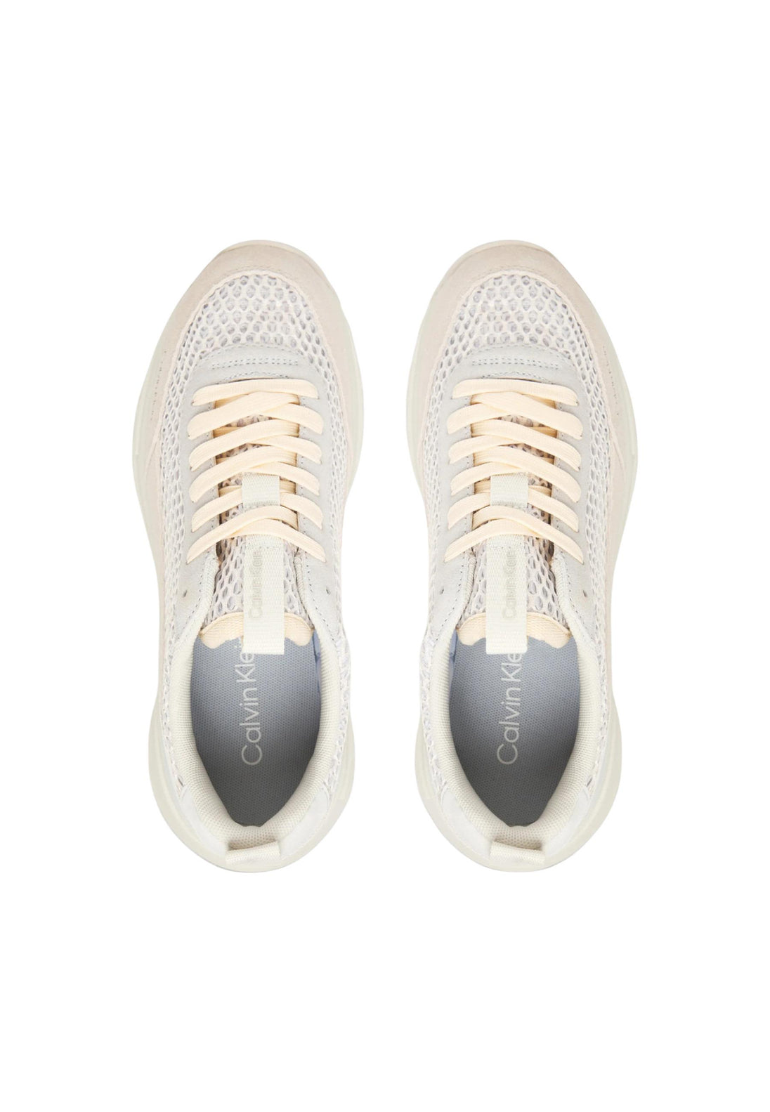 Baskets Calvin Klein Jeans couleur beige — vue 5