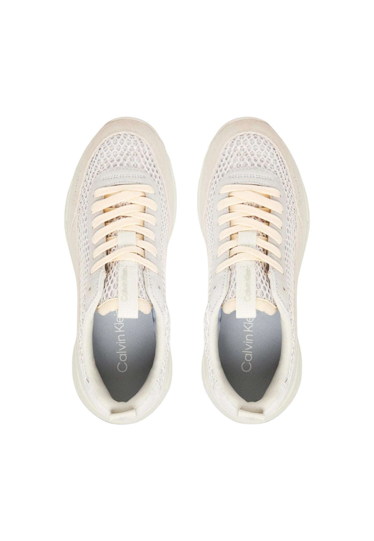 Baskets Calvin Klein Jeans couleur beige — vue 5