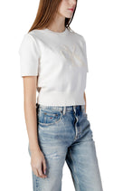 Pull Calvin Klein Jeans couleur beige — vue 3