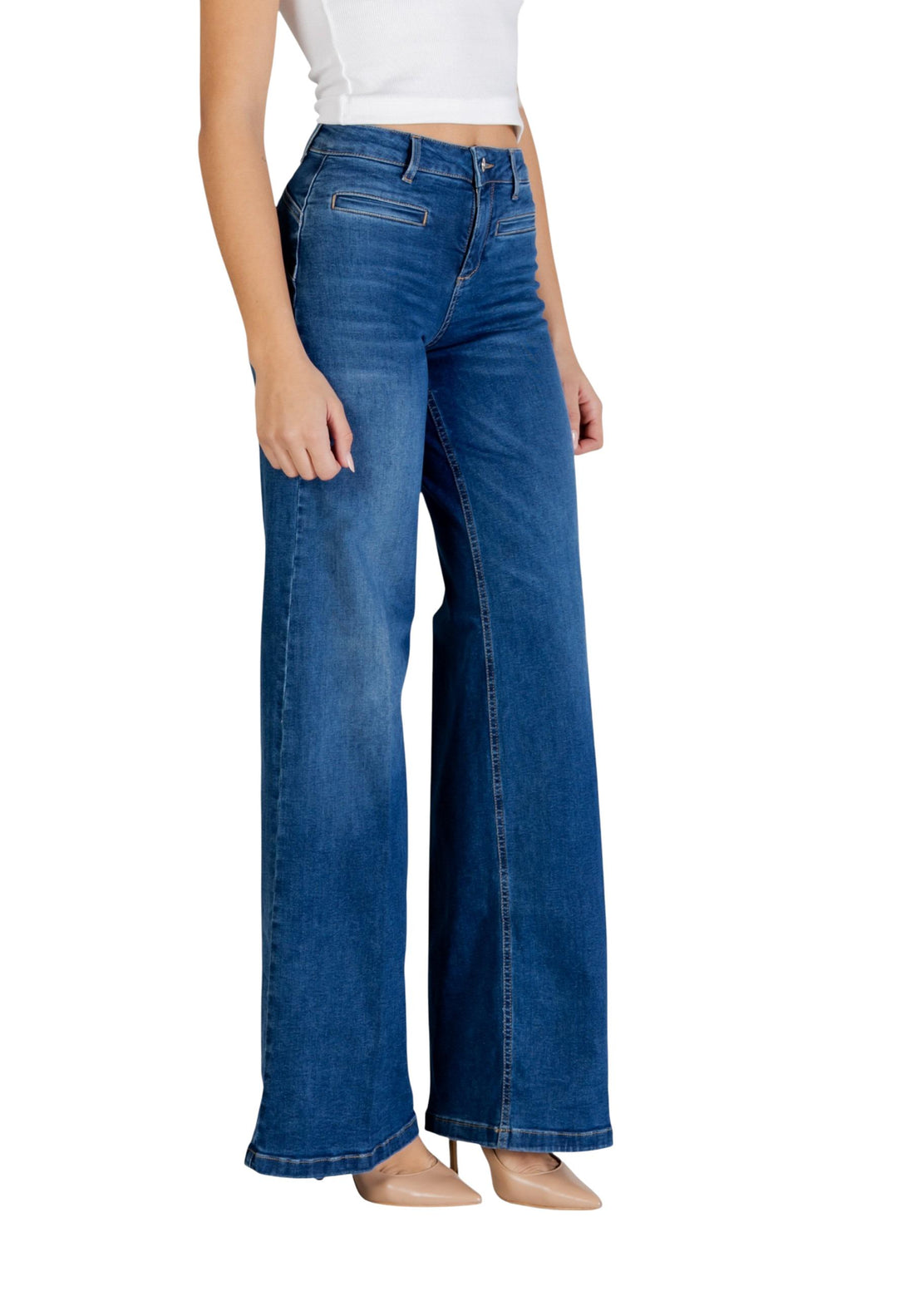 Pantalon Liu Jo couleur bleu — vue 3
