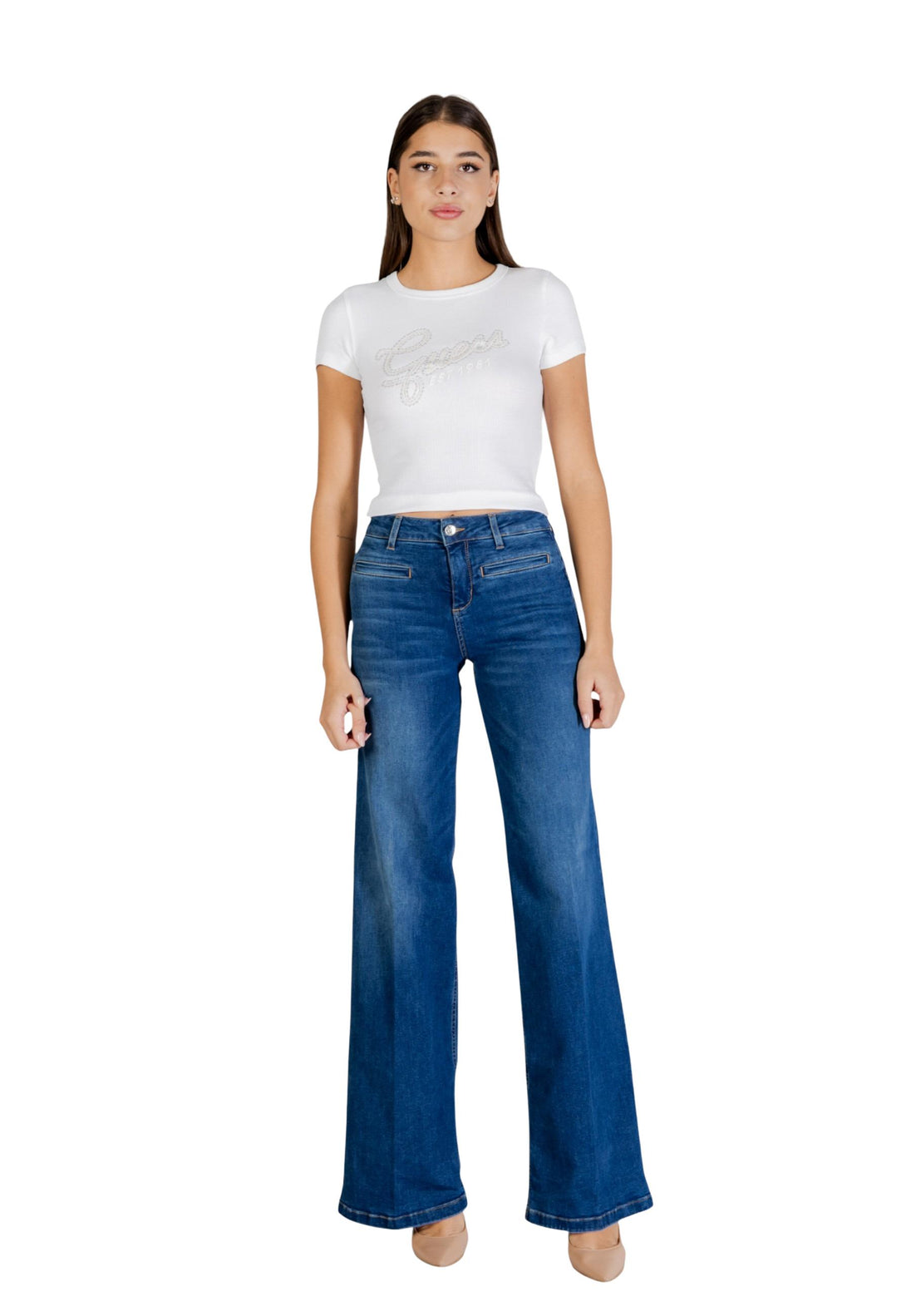 Pantalon Liu Jo couleur bleu — vue 5