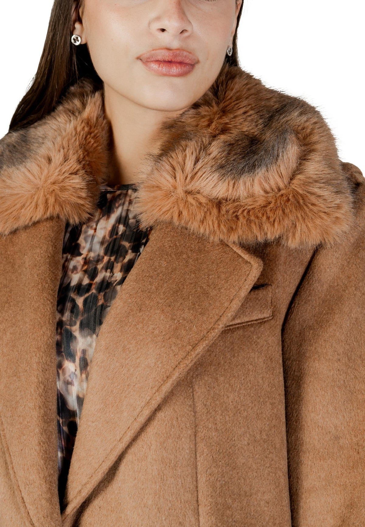 Manteau Guess couleur beige — vue 3