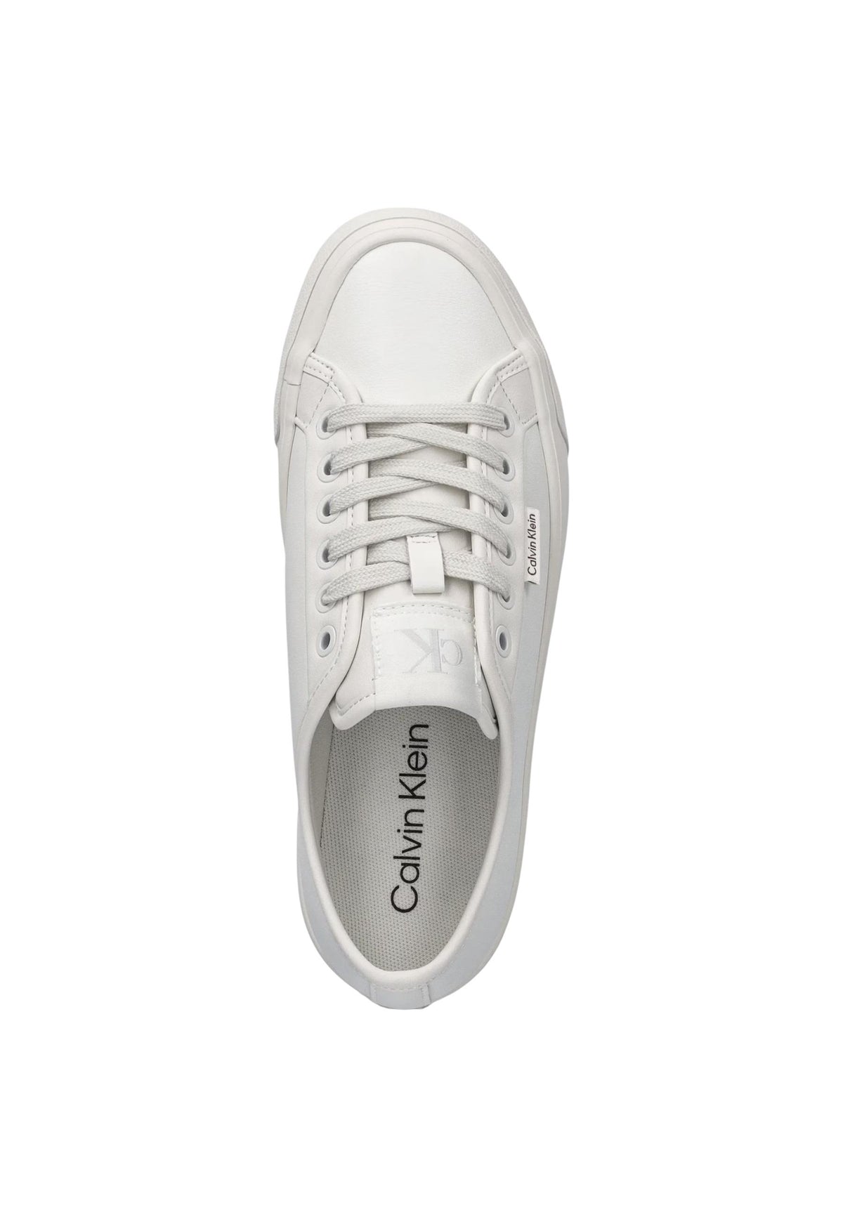 Baskets Calvin Klein Jeans couleur blanc — vue 4