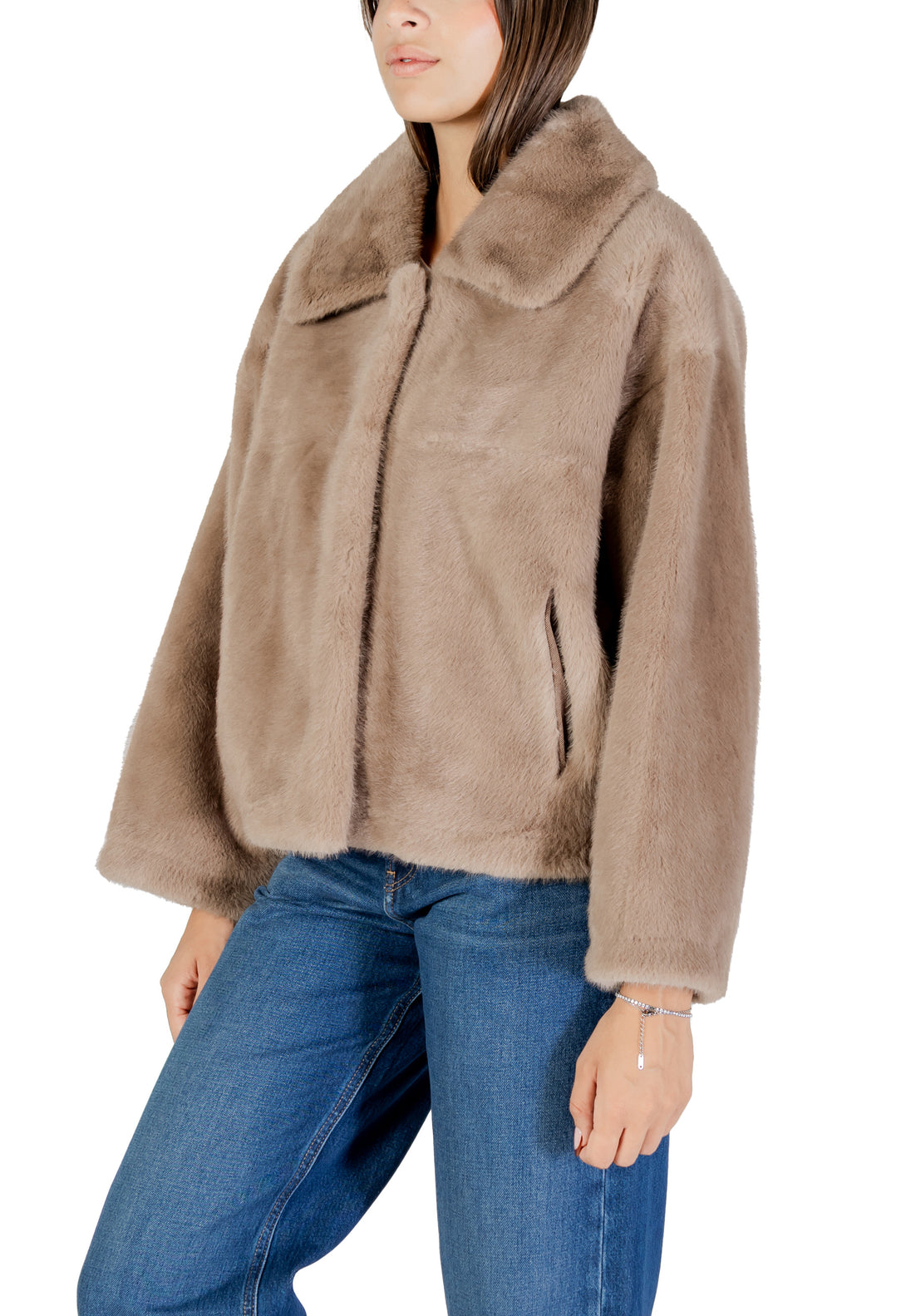 Manteau Choral couleur beige — vue 4