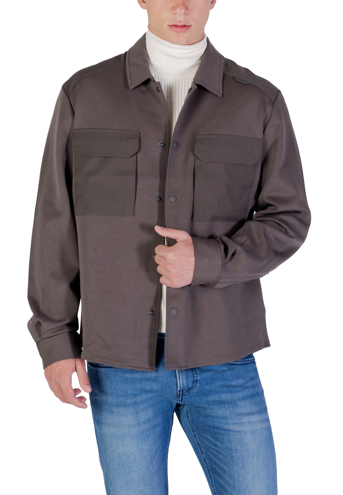 Chemise Antony Morato couleur vert — vue 5