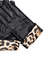 Gants Pieces couleur noir — vue 3