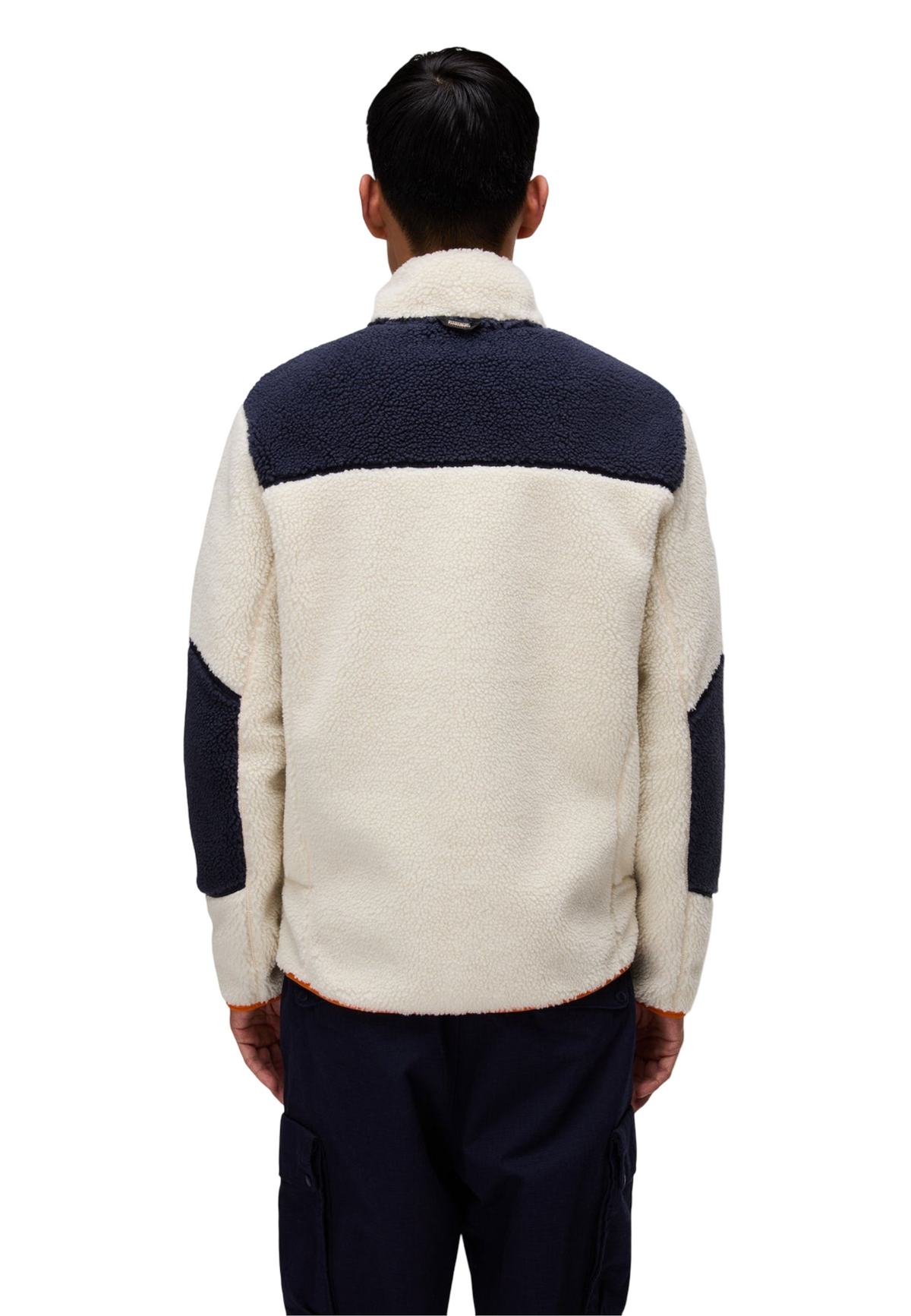 Sweat Napapijri couleur orange — vue 4