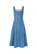 Robe Morgan De Toi couleur bleu — vue 4