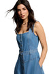 Robe Morgan De Toi couleur bleu — vue 3