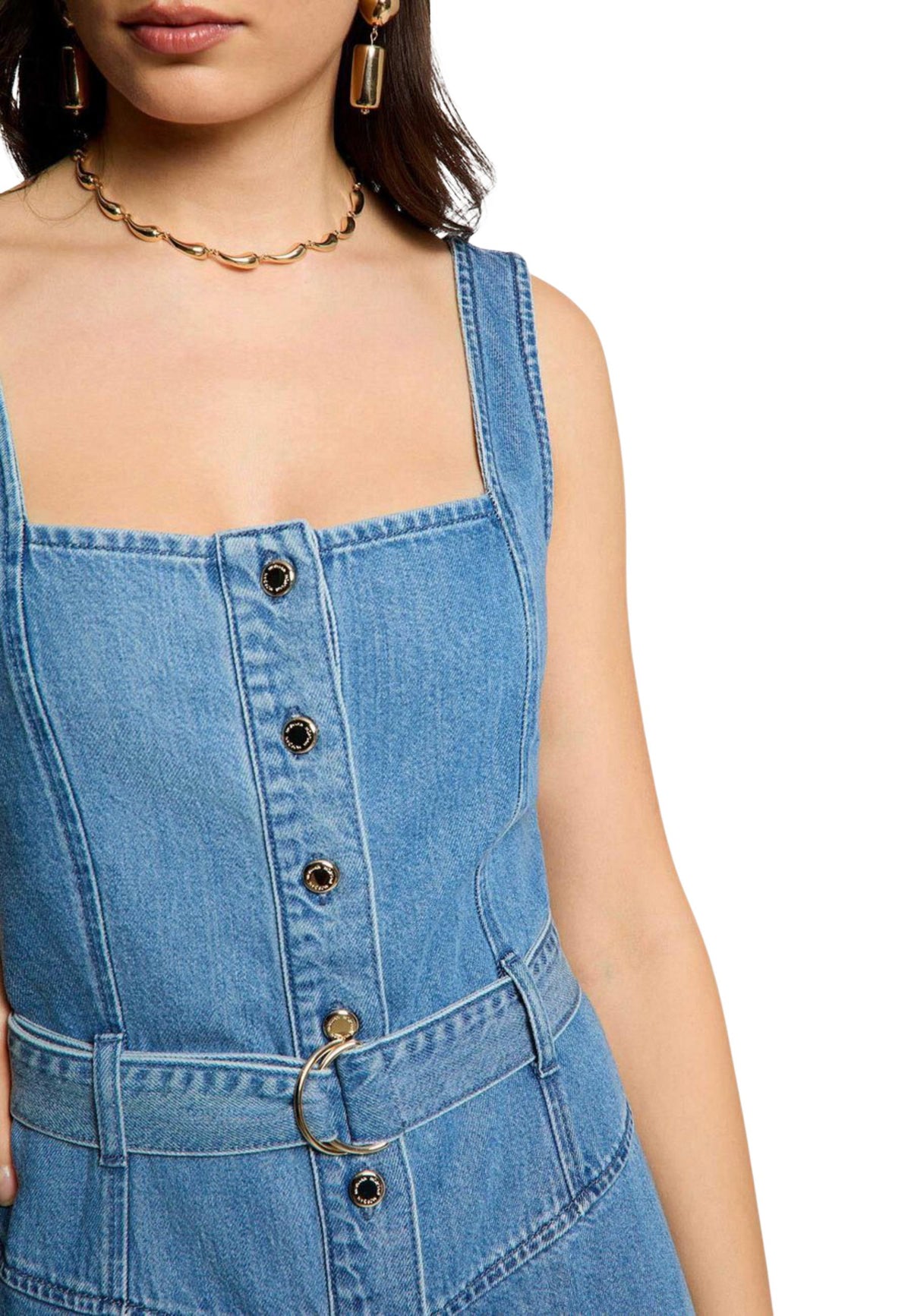 Robe Morgan De Toi couleur bleu — vue 5