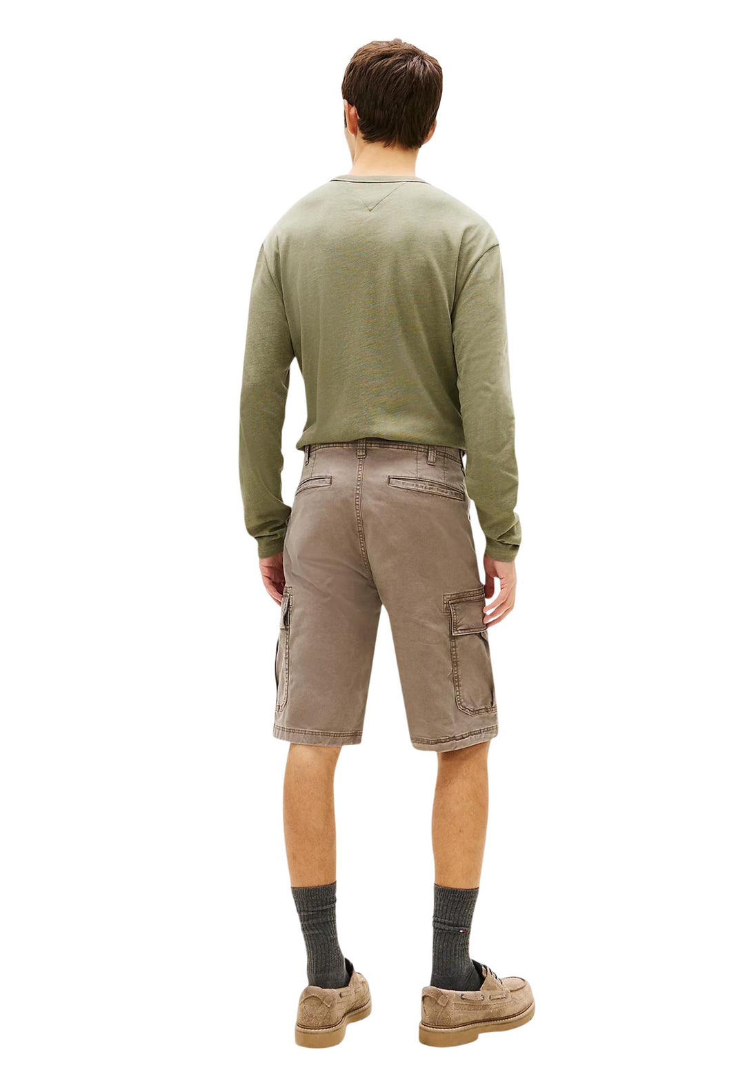 Bermuda Tommy Hilfiger Jeans couleur beige — vue 3