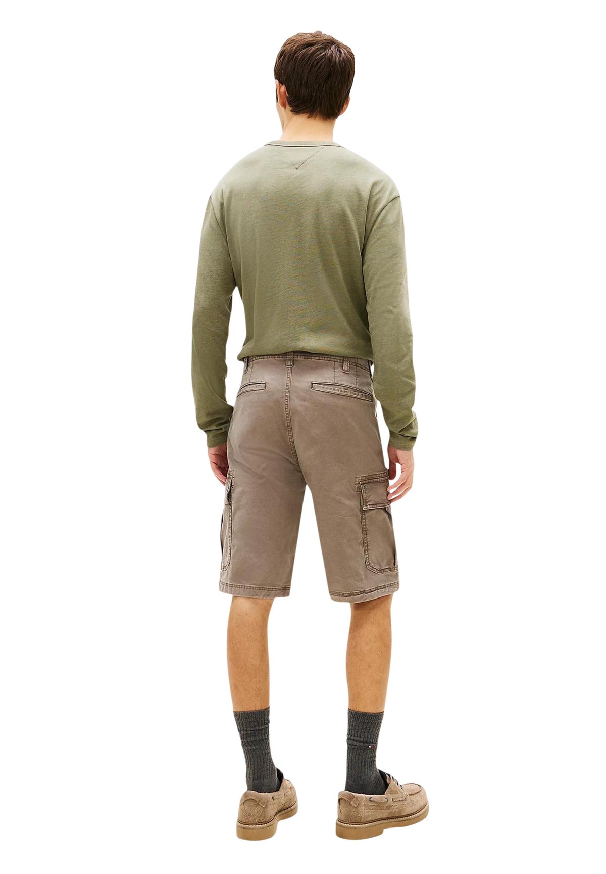 Bermuda Tommy Hilfiger Jeans couleur beige — vue 3