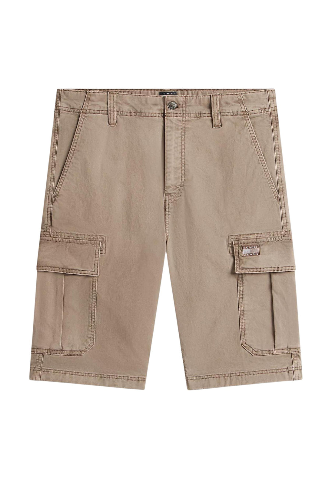 Bermuda Tommy Hilfiger Jeans couleur beige — vue 2
