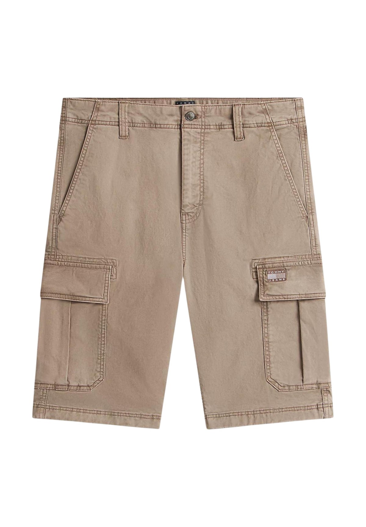 Bermuda Tommy Hilfiger Jeans couleur beige — vue 2