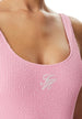 Maillot de bain Tommy Hilfiger couleur rose — vue 4
