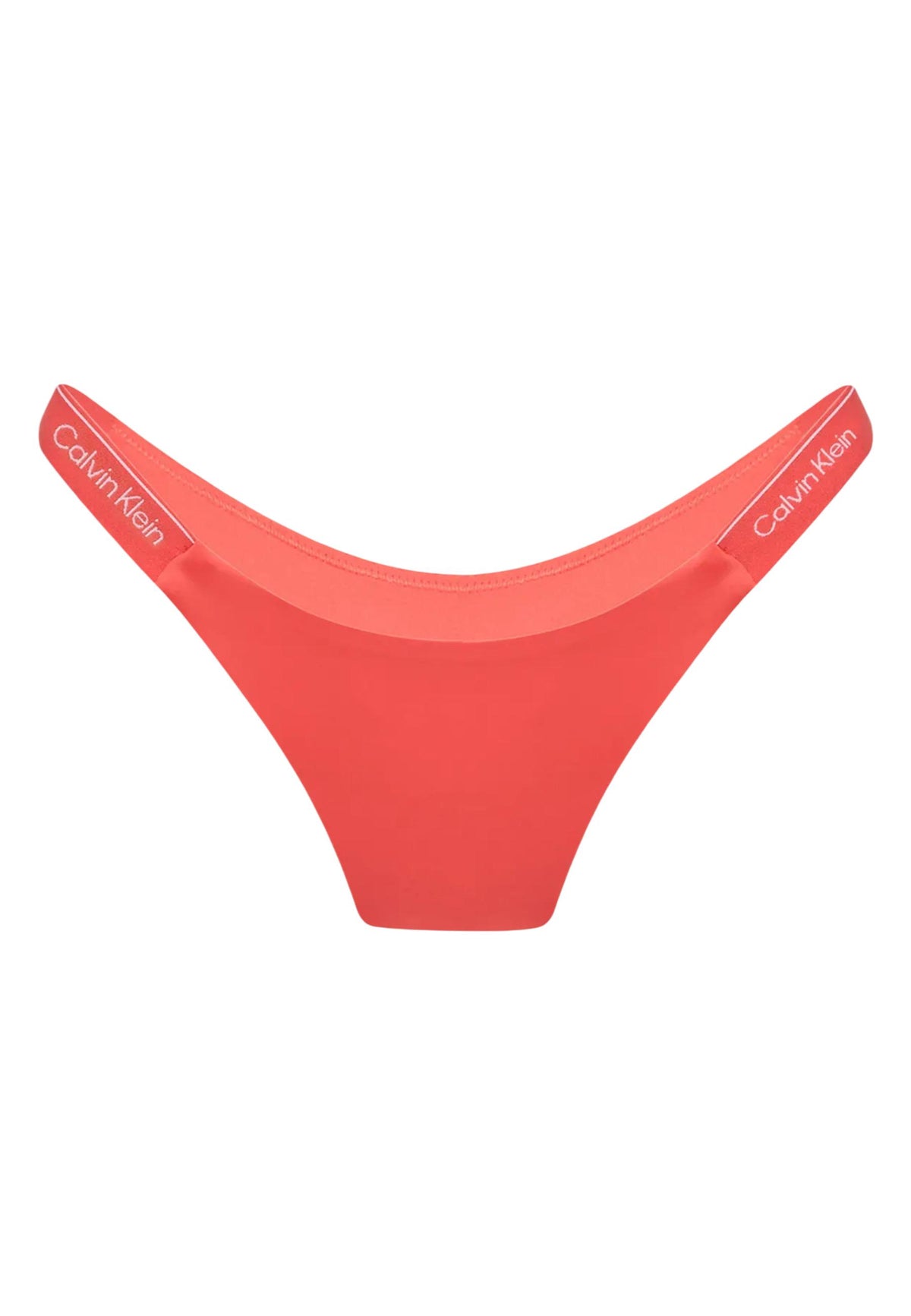 Maillot de bain Calvin Klein Jeans couleur orange — vue 4