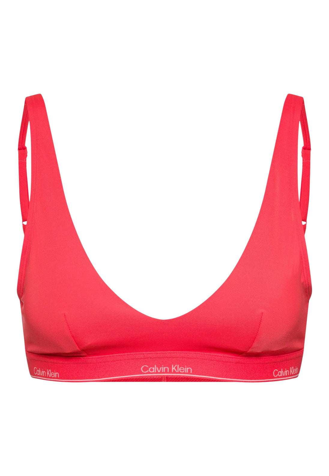 Maillot de bain Calvin Klein Jeans couleur orange — vue 4