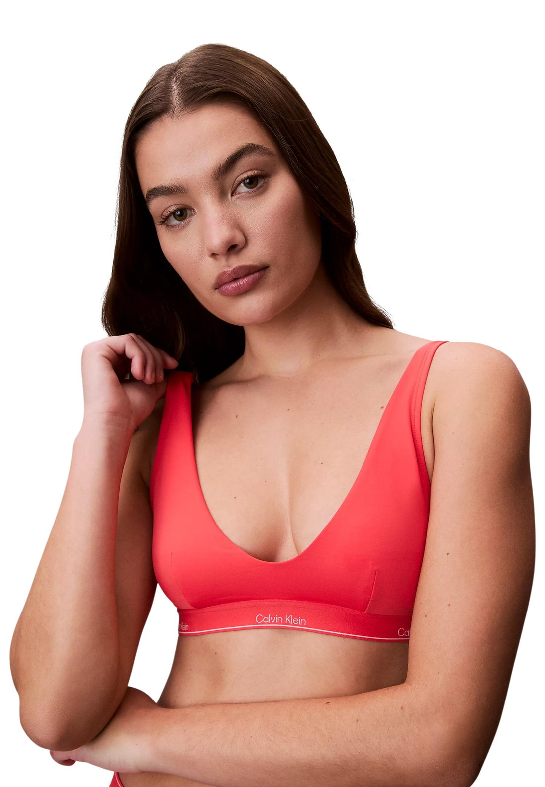 Maillot de bain Calvin Klein Jeans couleur orange