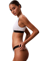 Maillot de bain Calvin Klein Jeans couleur blanc — vue 2