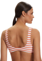 Maillot de bain Calvin Klein Jeans couleur orange — vue 4
