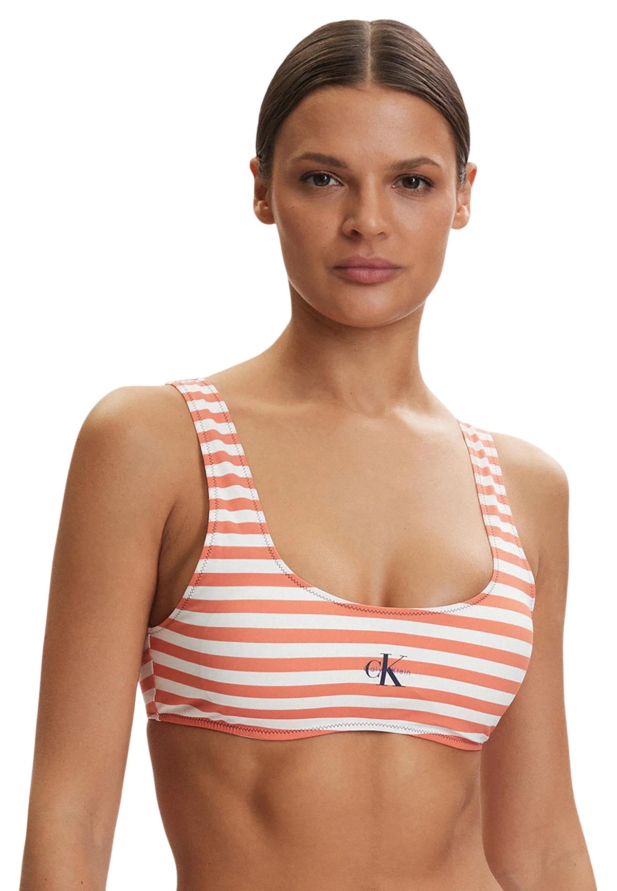 Maillot de bain Calvin Klein Jeans couleur orange