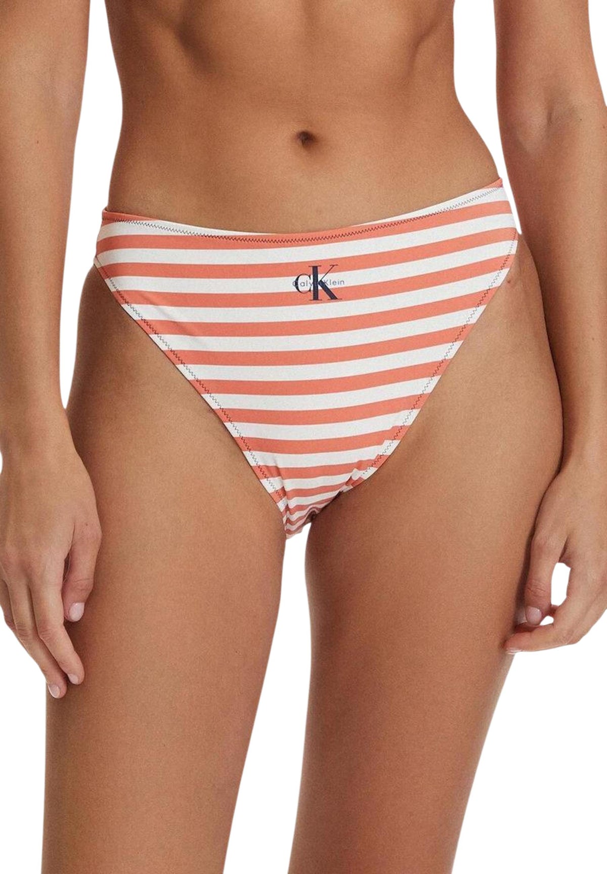 Maillot de bain Calvin Klein Jeans couleur orange — vue 2