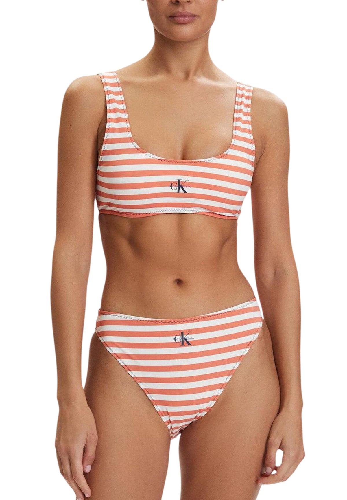 Maillot de bain Calvin Klein Jeans couleur orange