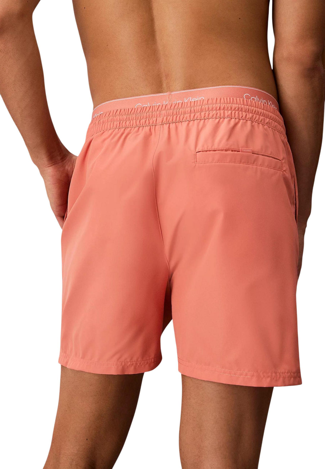 Maillot de bain Calvin Klein Jeans couleur orange — vue 4