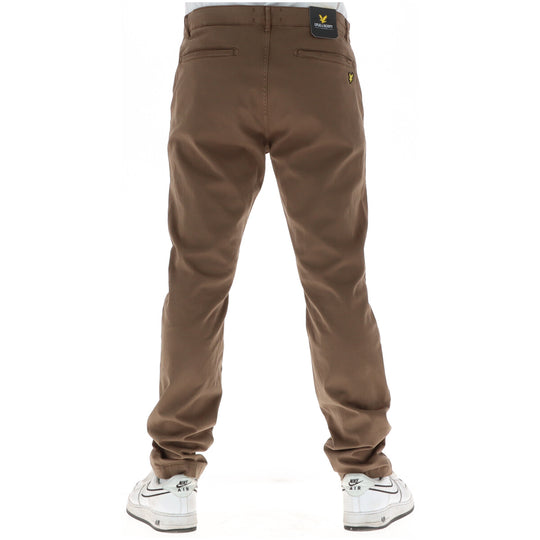 Pantalon Lyle & Scott couleur marron — vue 2