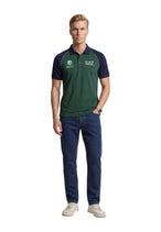 Polo Ea7 couleur bleu — vue 4