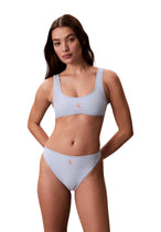 Maillot de bain Calvin Klein Jeans couleur bleu — vue 4