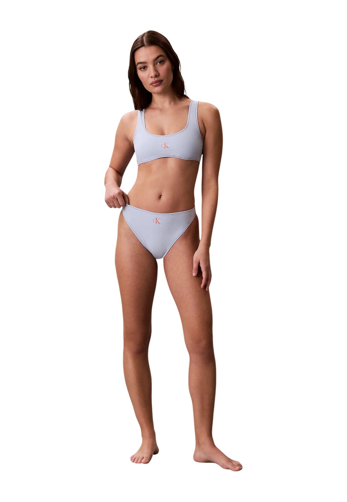 Maillot de bain Calvin Klein Jeans couleur bleu — vue 2