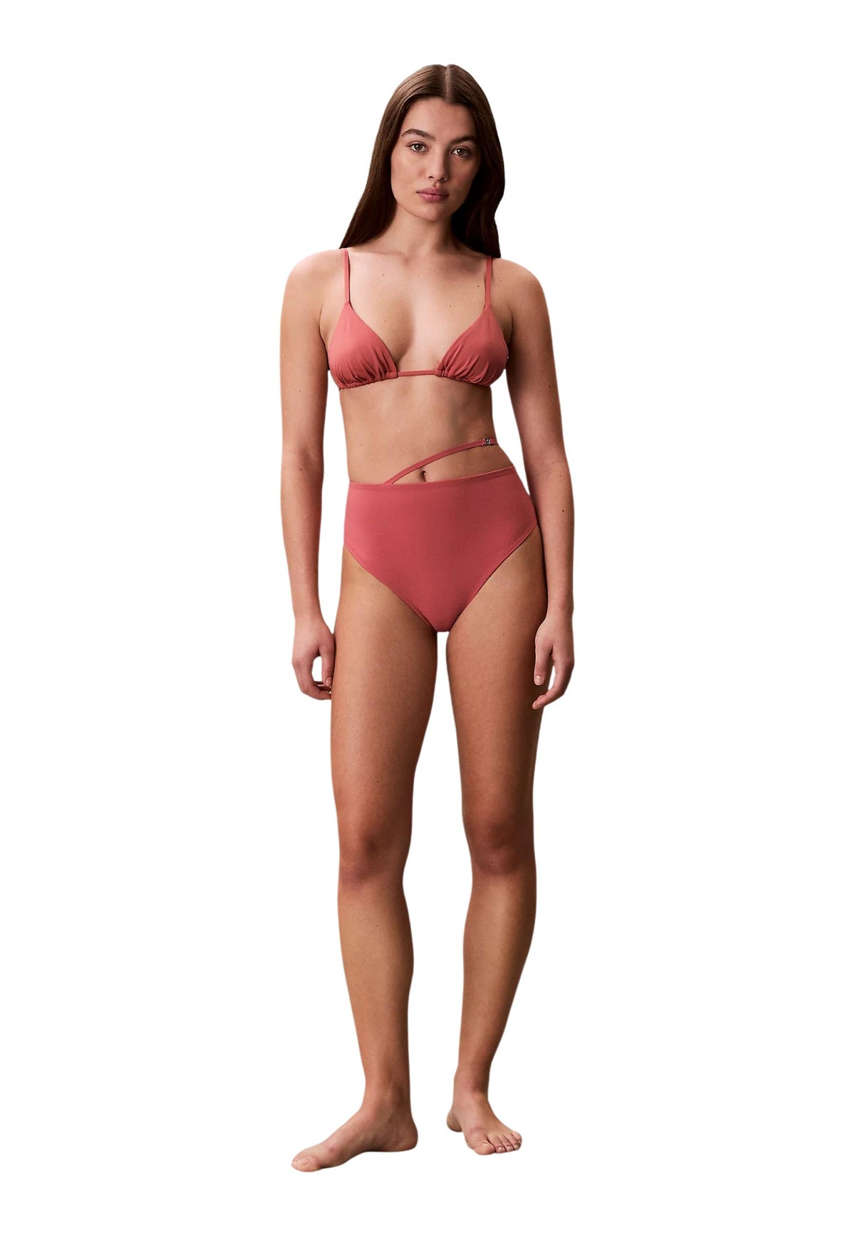 Maillot de bain Calvin Klein Jeans couleur rose — vue 5