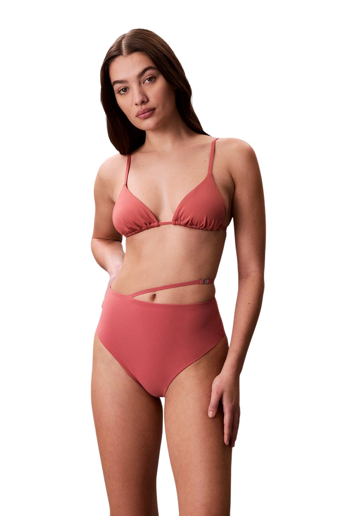 Maillot de bain Calvin Klein Jeans couleur rose — vue 4