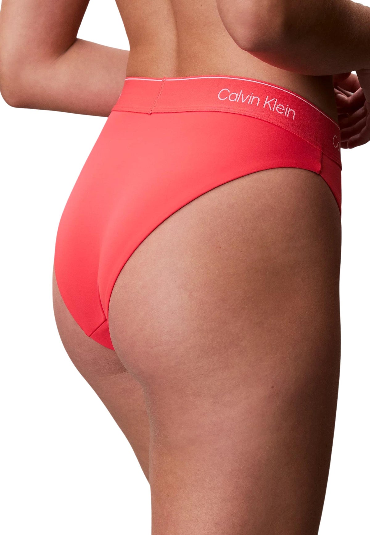 Maillot de bain Calvin Klein Jeans couleur orange — vue 2